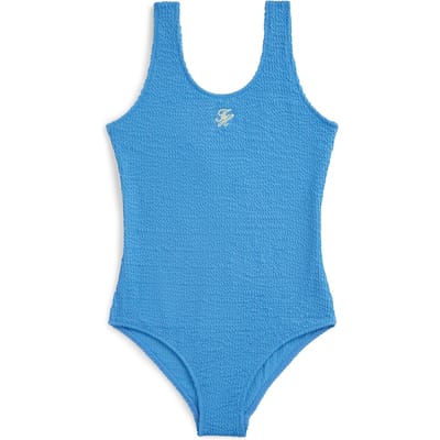 Tommy Hilfiger Girls One Piece Copenhagen Blue Größe: 8-10 | Bademode Outlet | kids | Blau