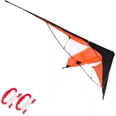 Vlieger Acrobatische Oranje 120x50 cm - voor Kinderen