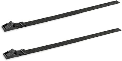 Spanriemen Set - Spanbanden Klemmen - Onderdelen Vastzetten - Duurzaam Polypropyleen - 40cm Lengte - Zwart