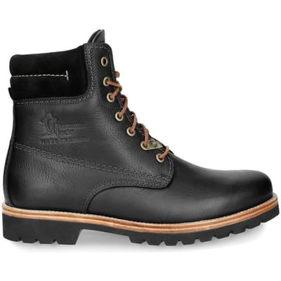 Panama Jack 03 C27 Herenlaarzen Zwart Waterdicht Leren Veters Wandelen Enkel Chukka