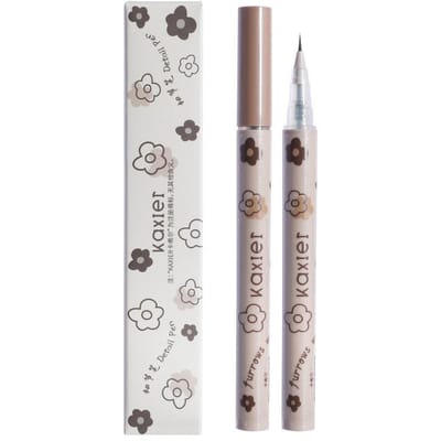 Eyeliner extrêmement fin sous le stylo, stylo de détail des cils, séchage rapide, imperméable, Durable, pas facile à tacher noir