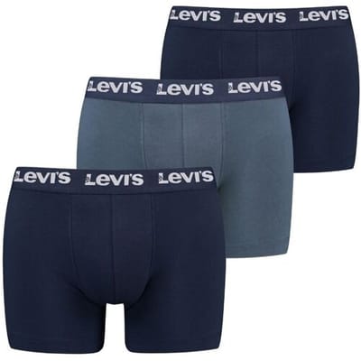 Levi's Boxershorts - Repeat Logo - 3-pack heren boxershorts - Navy - Maat XXL