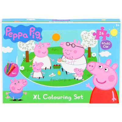 Peppa Pig XL inkleur puzzel