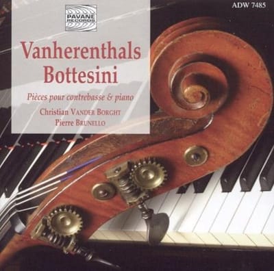 Christian Vander Borght & Pierre Brunello - Vanherenthals, Bottesini: Pièces pour contrebasse & piano (CD)