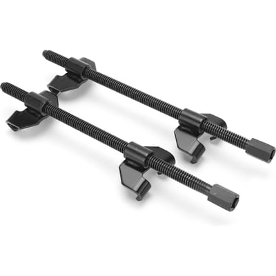 Compresseur de ressort d'amortisseur Outil de compression Acier moulé forgé Professionnel pour réparation automobile gray