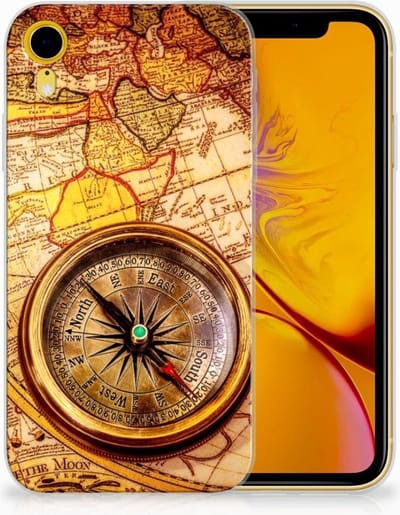 Apple iPhone Xr Siliconen Back Cover Kompas