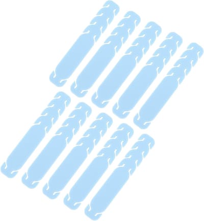 Oorband Verlenger - Masker Haak - Comfort Vergroten - Verstelbare Lengte - 30 Stuks - Lichtblauw