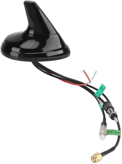 Dailygoods- Auto Antenne Haaienvin - DAB Radio - Universeel - Hittebestendig - ABS Rubber - DC12V
