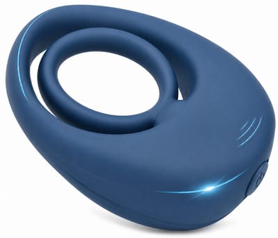 NØXA Hero - Cockring Vibrerend - Vibrerende Cockring - Penisring Siliconen - Flexibele Pasvorm - Meerdere Vibratiestanden- Sex Toys voor Koppels- Mannen - Navy