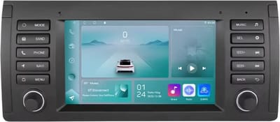 Autoradio met bluetooth - Carplay - Voor BMW X5 E53/ E39/ M5 (1996-2003) - Geschikt voor Apple en Android - Stereo - Navigatie - Navigatiesysteem auto - 1GB 32GB