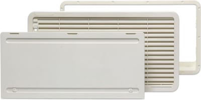 Ventilatie Rooster met Winterafdekking voor Koelkast, Wit