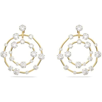 Swarovski Constella Clip-Oorbellen Rond Geslepen Damesoorbellen Zilver 5635362 Box (Random Color),F,Silver white