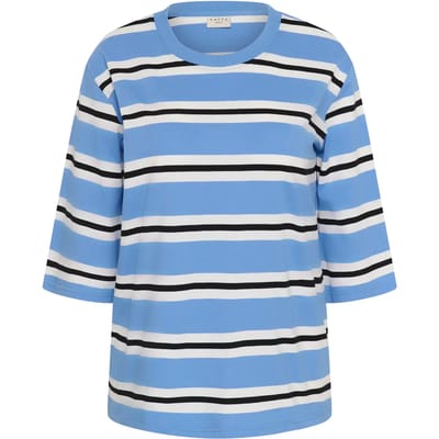 Dames-T-shirt met 3/4 mouwen KAFFE Curve KCWinni
