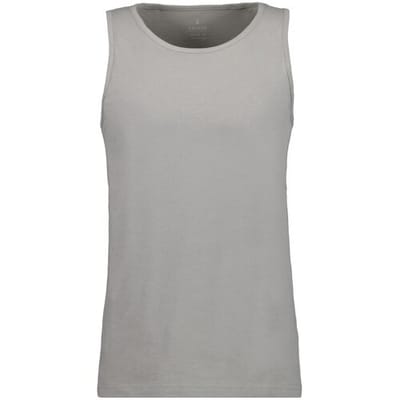 Ragman Ondermode Uni Tank Top Single Jersey Grijsbeige / male