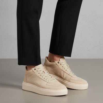 Vertice Veterschoenen beige Leer - Maat 44