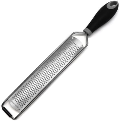 Citrusrasp en Zesteur – Roestvrij Staal 304 – Voor Citroen, Limoen, Gember, Knoflook, Parmezaanse Kaas – Met Beschermhoes
