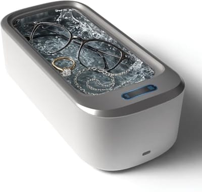 Draagbare ultrasone reiniger met 46 kHz voor optimale reiniging van sieraden en andere voorwerpen