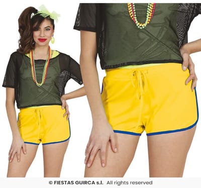 80's Short Geel (one size)
