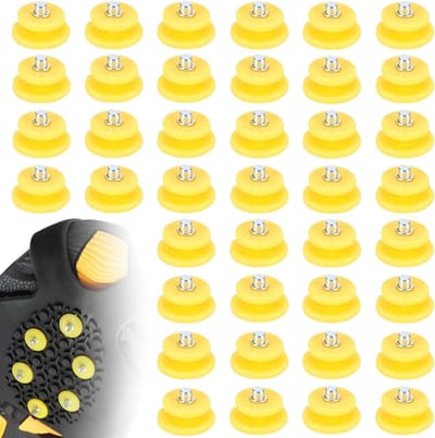 40 Stuks Stalen Studs voor IJs en Sneeuw, Antislip Winter Grip, Vervangingsstuds Geschikt voor Wandelen en IJsvisserij