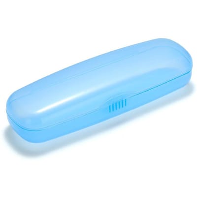 Doorschijnende plastic brillenkoker, lens, brillenbeschermer, doos voor zonnebrillen, dames, heren, leesbrillen, houder, containers, doos white