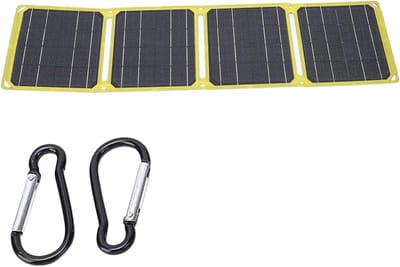 Opvouwbaar Zonnepaneel - Draagbare Energie - Kamperen Buiten - ETFE Coating - 40W - Zwart