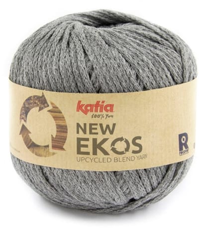 Katia New Ekos - 102 grijs - Gerecycled Polyester/Katoen Garen