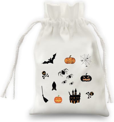 Halloween Zakje Symbolen - Snoepzakjes - Uitdeelzakjes - Halloween custom - Halloween Zakjes