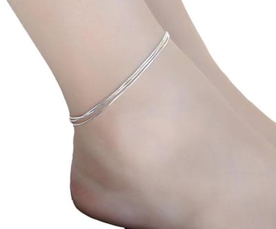 N3 Collecties 925 Sterling Zilveren Multilayer Snake Voet Enkelbandje Voor Mode Vrouwen