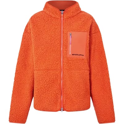 Endura Forty1thirty Fleece Oranje L Man,Vrouw
