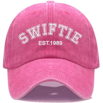 Swiftie 1989 Borduur Baseballpet Voor Mannen Vrouwen Unisex Gewassen Katoen Dad Hat Zon Hoed Cadeau Fans Buiten Sporten Dropshipping Adjustable pink