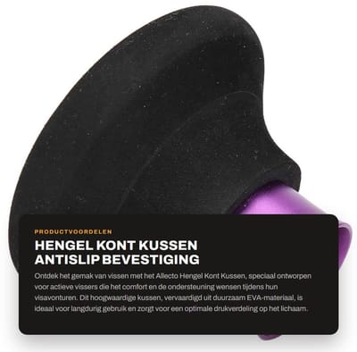 Dailygoods- Hengelsteun Antislip - Hengelhouder - Vissersvechtriem - Schokabsorberend - EVA-Materiaal - Lichtgewicht - Viskussen