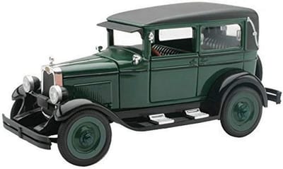 Modelauto Chevy Imperial - Diecast auto - Hobby verzamelen - Gedetailleerd ontwerp - 1:32 schaal - Donkergroen
