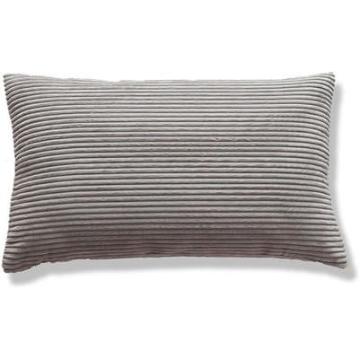 Housse de coussin rectangulaire en flanelle polaire de haute qualité, 30x50 cm, 1 pièce, confortable, rayures lombaires, velours côtelé, décorative, chaude 30X50cm