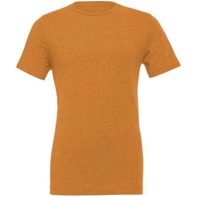 Bella+Canvas Unisex Heather CVC Short Sleeve Tee CV3001CVC - Heather Autumn - XS