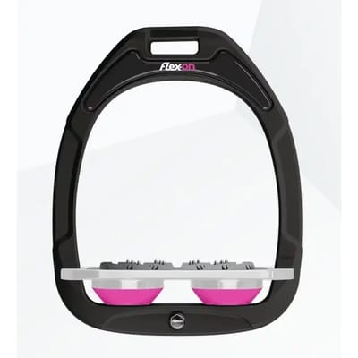 Platte Ultra Grip Zwart/Grijs/Roze Beugels Flex-On Green Composite