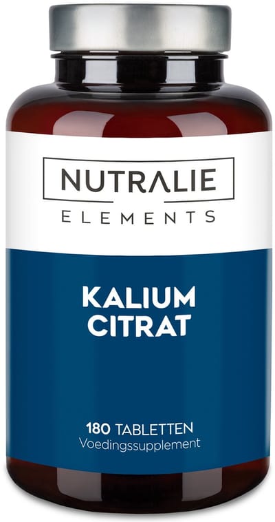 Kalium Citraat 2880mg - met Kalium Element 1036,8mg - Supplementen voor Spieren - 180 Elektrolyten Tabletten - Nutralie