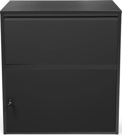 Pakketbox - Postbus Pakketten - Veilig Ontvangen - Contactloos Aannemen - 103 cm Hoog - Zwartgrijs