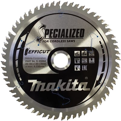Makita Efficut Circular Saw Blade - for wood metal laminate medium-density fibreboard