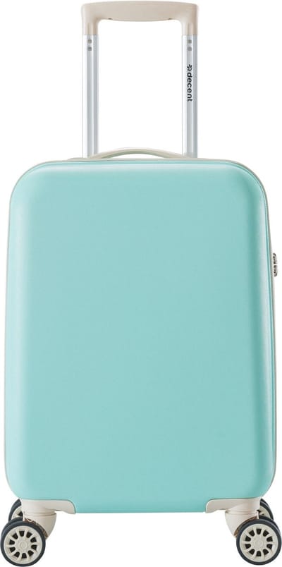 Decent STAR-MAXX Handbagage koffer 55x35x20 - Handbagage trolley - Lichtgewicht koffer - Reiskoffer - Veilig TSA Cijferslot – Pastel Groen