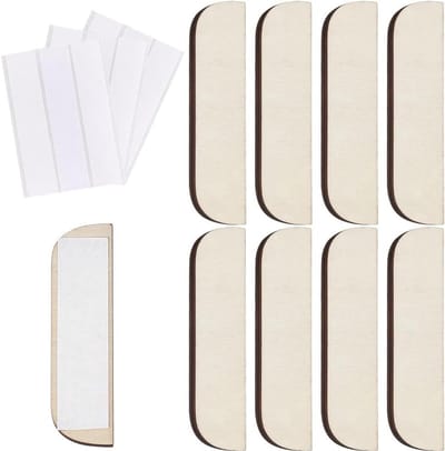 EGoods - Scharnierreparatieset 8 x 3,5 inch voor houten deuren - Deurgatafdekking - Vulplaat - Keukenkast reparatieset