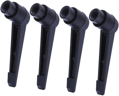 Dailygoods- Fixeerhandvat - Verstelbaar - Roestvrij Staal - 4 Stuks - Geschikt voor Mechanische Controle - Corrosiebestendig - Machine Handle