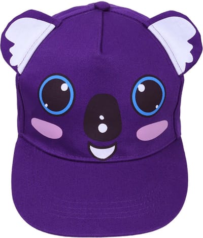 Paarse pet met rechte klep Koala / 56cm