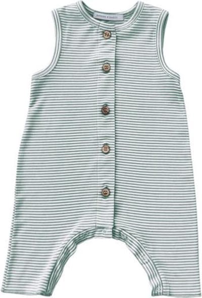 Bamboom Jumper Girl Streep olive/wit mt. 56
