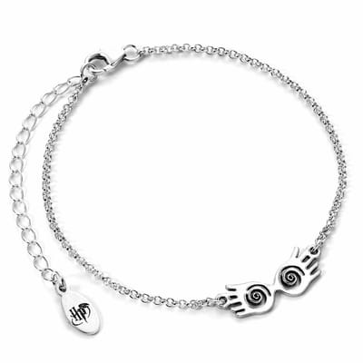 The Carat Shop - Harry Potter - Zilveren Luna Bril Bedelarmband