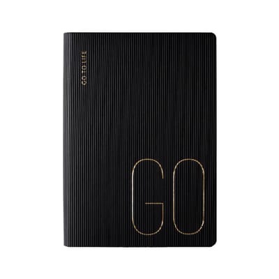 Allecto - Lederen notitieboek - Mini-reisdagboek - Perfect voor notities - A7-formaat - Cadeau voor mannen en vrouwen - Zwart