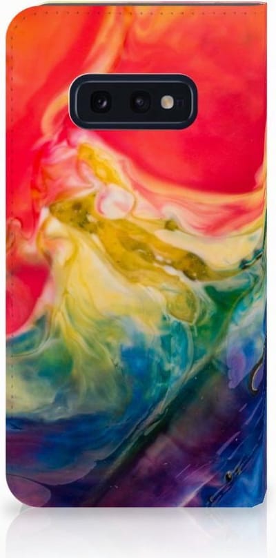 Bookcase Samsung Galaxy S10e Watercolor Dark
