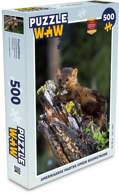 Puzzel Marter - Boom - Bos - Legpuzzel - Puzzel 500 stukjes