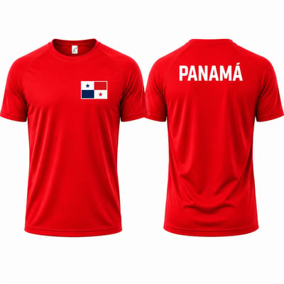 Landenteams Panama - WK 2026 - Voetbal Shirt - Maat S - Voetbaltenue - Voetbal Spullen - Dry Fit - Ademend - Mesh -Raglan Mouwen