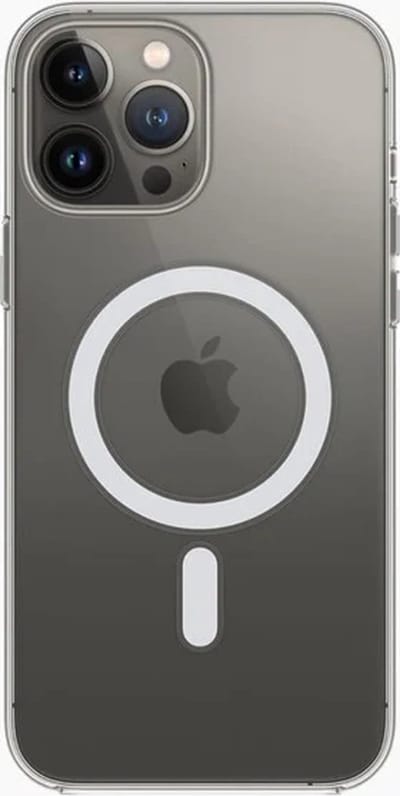 iPhone 13 Pro Magsafe hoesje – Transparant - voor magnetische Apple Oplader - Doorzichtig - MBH - met Magsafe Oplaadfunctie cover