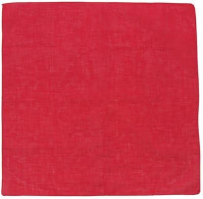 Boerenzakdoek Uni Rood 54x54 cm - Katoenen boerenzakdoek - 54